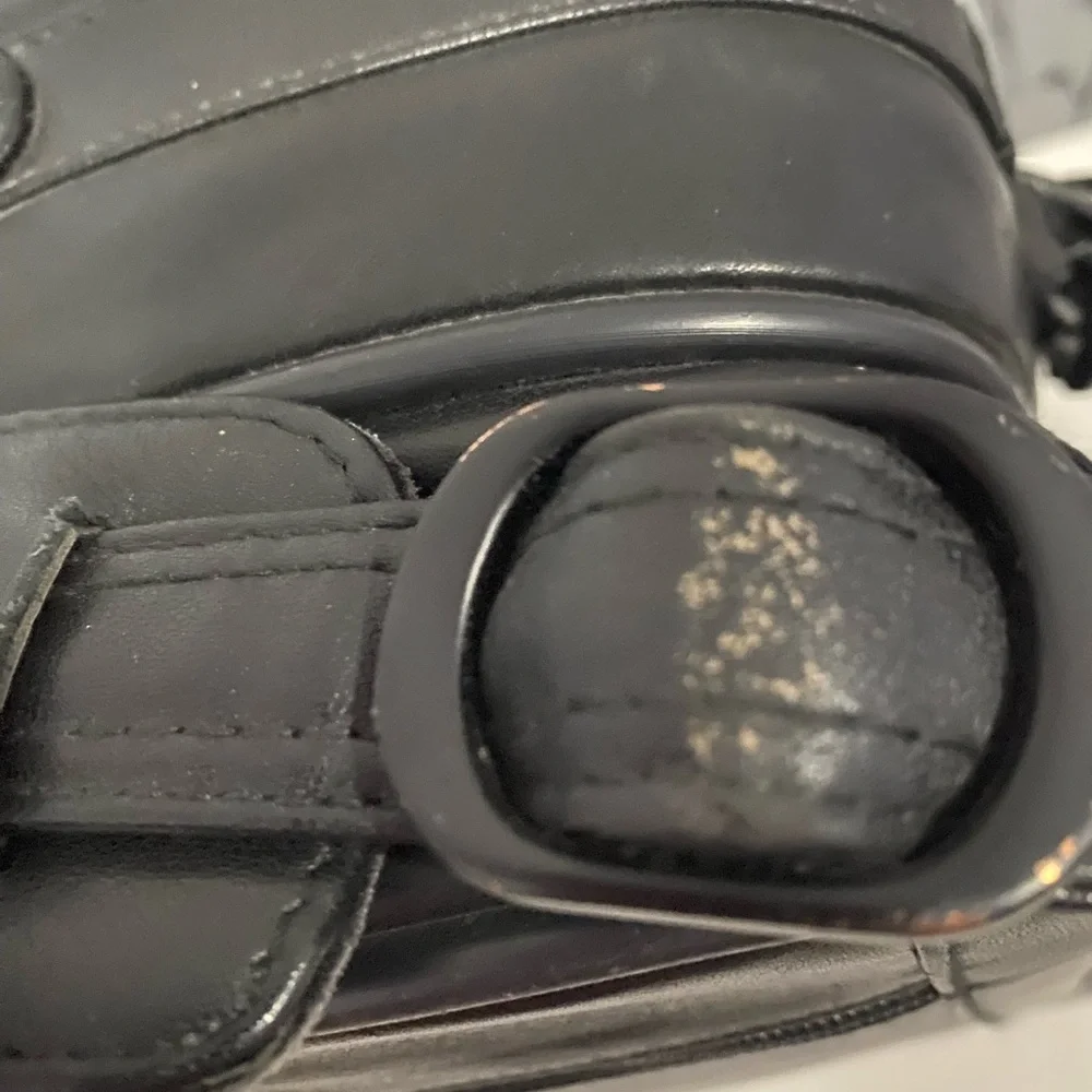 Men’s Black Leather Calise Briefcase